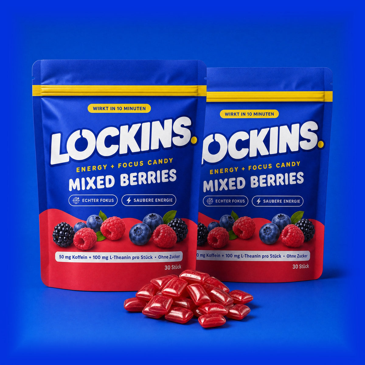 Two Lockins pouches, 60 pieces